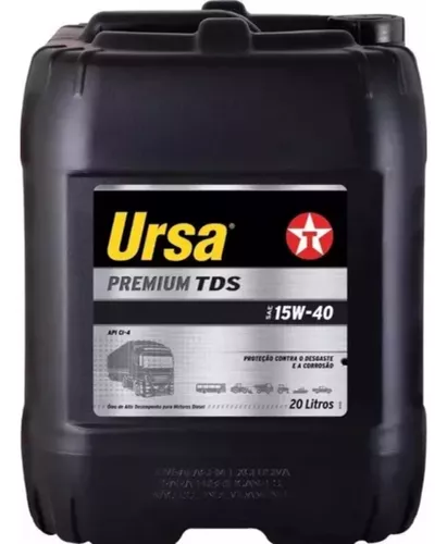 ÓLEO MOTOR TEXACO URSA PREMIUM TDS 15W40 CI4 BALDE 20 LT